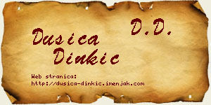 Dušica Dinkić vizit kartica
